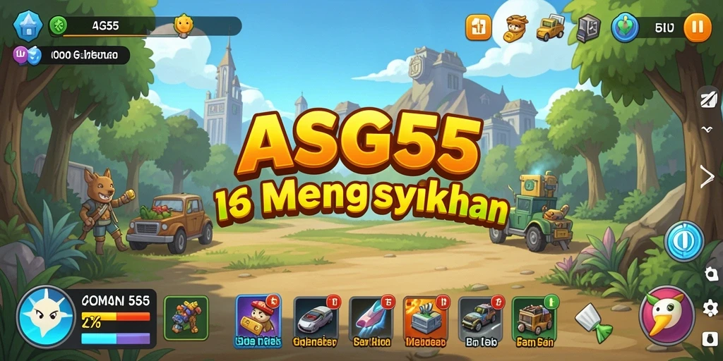 Gameplay seru dan santai dari ASG55 ditampilkan di sini.