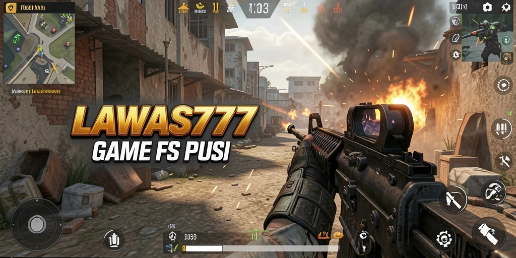 Screenshot game LAWAS777 menampilkan aksi tembak-menembak yang mendebarkan.
