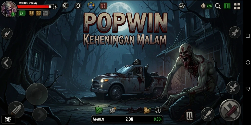 Tangkapan layar utama menunjukkan pengalaman mencekam dalam POPWIN.