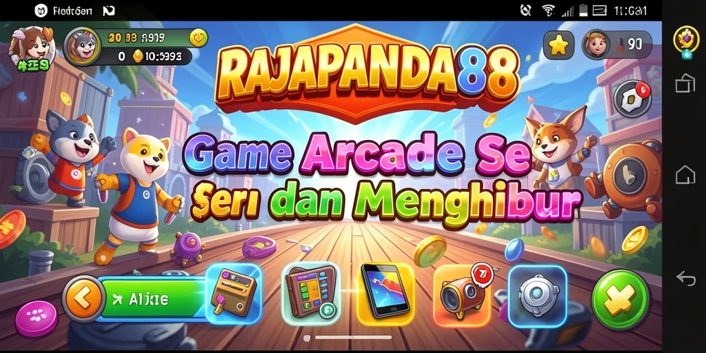 Screenshot RAJAPANDA88 menampilkan gameplay yang menegangkan dan menyenangkan.
