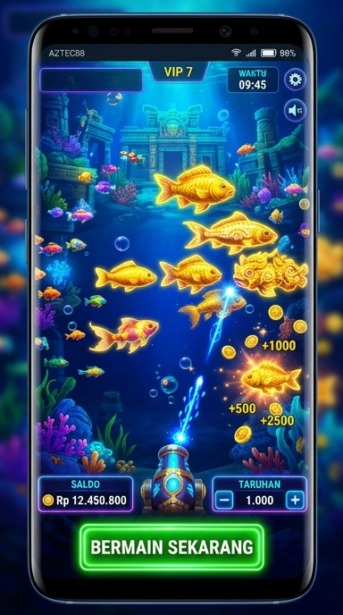 Screenshot aplikasi aztec88 menampilkan antarmuka yang sederhana dan menarik.